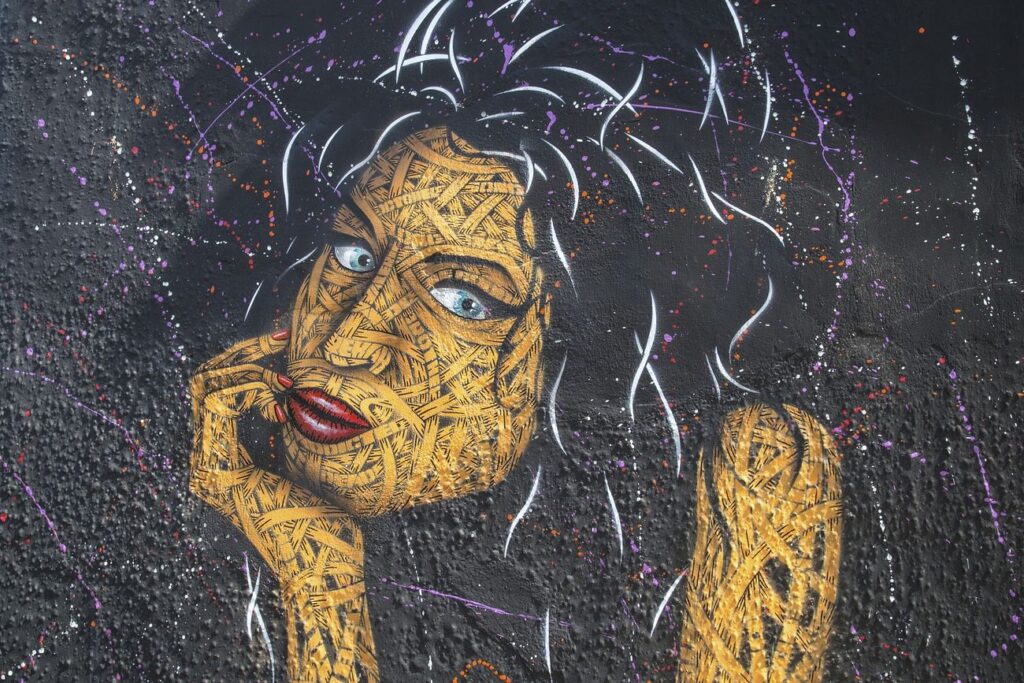 Amy Winehouse Street Art, Camden